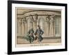 Frederick the Great and Voltaire at Sanssouci-Carl Rochling-Framed Giclee Print