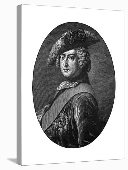 Frederick the Great, King of Prussia-Antoine Pesne-Stretched Canvas