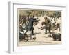 Frederick the Great of Prussia and General Zieten on the Morning after the Battle of Torgau-Carl Rochling-Framed Giclee Print