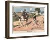 Frederick the Great of Prussia at Burkersdorf-Richard Knoetel-Framed Giclee Print