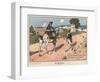 Frederick the Great of Prussia at Burkersdorf-Richard Knoetel-Framed Giclee Print