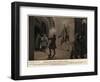 Frederick the Great of Prussia on the Evening after the Battle of Leuthen-Richard Knoetel-Framed Giclee Print