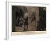 Frederick the Great of Prussia on the Evening after the Battle of Leuthen-Richard Knoetel-Framed Giclee Print