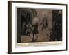 Frederick the Great of Prussia on the Evening after the Battle of Leuthen-Richard Knoetel-Framed Giclee Print