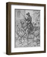 Frederick the Great of Prussia-English School-Framed Giclee Print