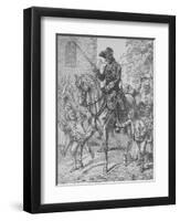 Frederick the Great of Prussia-English School-Framed Giclee Print