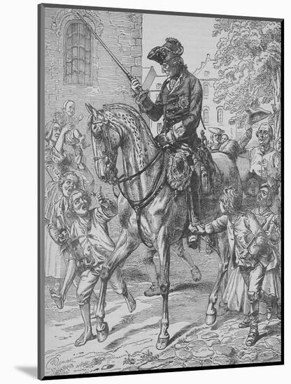 Frederick the Great of Prussia-English School-Mounted Giclee Print