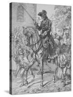 Frederick the Great of Prussia-English School-Stretched Canvas