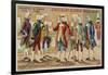 Frederick the Great Receiving Artists and Scholars at His Court-null-Framed Giclee Print