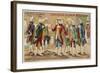 Frederick the Great Receiving Artists and Scholars at His Court-null-Framed Giclee Print