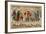 Frederick the Great Receiving Artists and Scholars at His Court-null-Framed Giclee Print