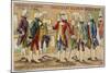 Frederick the Great Receiving Artists and Scholars at His Court-null-Mounted Giclee Print