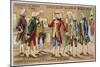 Frederick the Great Receiving Artists and Scholars at His Court-null-Mounted Giclee Print