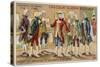 Frederick the Great Receiving Artists and Scholars at His Court-null-Stretched Canvas