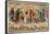 Frederick the Great Receiving Artists and Scholars at His Court-null-Framed Stretched Canvas