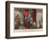 Frederick the Great Receiving Tribute from the Silesians in the Townhall of Breslau-Richard Knoetel-Framed Giclee Print