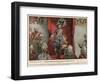 Frederick the Great Receiving Tribute from the Silesians in the Townhall of Breslau-Richard Knoetel-Framed Giclee Print