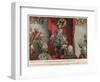 Frederick the Great Receiving Tribute from the Silesians in the Townhall of Breslau-Richard Knoetel-Framed Giclee Print