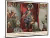 Frederick the Great Receiving Tribute from the Silesians in the Townhall of Breslau-Richard Knoetel-Mounted Giclee Print