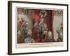 Frederick the Great Receiving Tribute from the Silesians in the Townhall of Breslau-Richard Knoetel-Framed Giclee Print