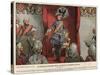 Frederick the Great Receiving Tribute from the Silesians in the Townhall of Breslau-Richard Knoetel-Stretched Canvas