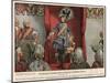 Frederick the Great Receiving Tribute from the Silesians in the Townhall of Breslau-Richard Knoetel-Mounted Giclee Print