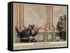 Frederick the Great's Love of Justice-Carl Rochling-Framed Stretched Canvas