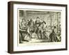 Frederick the Great Visiting the Factories-null-Framed Giclee Print