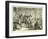 Frederick the Great Visiting the Factories-null-Framed Giclee Print