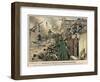 Frederick the Great Visiting the Ruins of the Burned Town of Kustrin-Carl Rochling-Framed Giclee Print