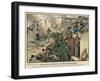 Frederick the Great Visiting the Ruins of the Burned Town of Kustrin-Carl Rochling-Framed Giclee Print