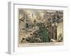 Frederick the Great Visiting the Ruins of the Burned Town of Kustrin-Carl Rochling-Framed Giclee Print