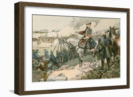 Frederick the Great-Carl Rohling-Framed Giclee Print