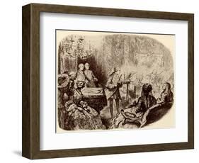 FREDERICK THE GREAT --Adolph Friedrich Erdmann von Menzel-Framed Giclee Print