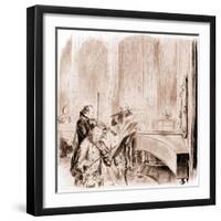 FREDERICK THE GREAT --Adolph Friedrich Erdmann von Menzel-Framed Giclee Print