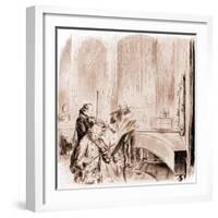 FREDERICK THE GREAT --Adolph Friedrich Erdmann von Menzel-Framed Giclee Print