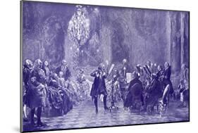 FREDERICK THE GREAT --Adolph Friedrich Erdmann von Menzel-Mounted Giclee Print