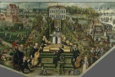 Musizierende Gesellschaft im Freien-Frederick van Valckenborch-Framed Giclee Print