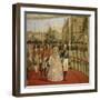 Frederick VII and Princess Marianne in Procession on 22 June 1841 in Copenhagen-null-Framed Giclee Print