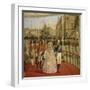 Frederick VII and Princess Marianne in Procession on 22 June 1841 in Copenhagen-null-Framed Giclee Print