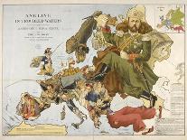 Comic Map of the British Isles, Indicating the Political Situation in 1880-Frederick W Rose-Framed Giclee Print