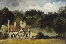 Landscape with Cottages-Frederick Waters Watts-Framed Giclee Print