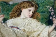 Meeting on Turret Stairs-Frederick William Burton-Stretched Canvas