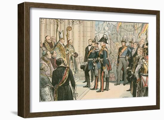 Frederick William IV, King of Prussia-Carl Rohling-Framed Giclee Print