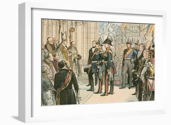 Frederick William IV, King of Prussia-Carl Rohling-Framed Giclee Print