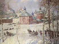 The Kremlin, Moscow, Russia, in Winter-Frederick William Jackson-Framed Giclee Print