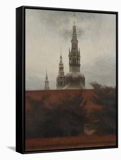 Fredericksborg, Copenhagen-Vilhelm Hammershoi-Framed Stretched Canvas