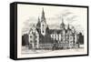 Fredericksbourg Palace, Denmark-null-Framed Stretched Canvas