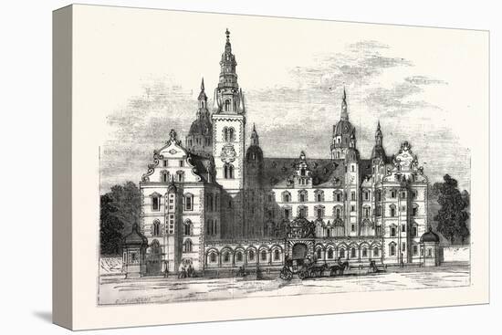 Fredericksbourg Palace, Denmark-null-Stretched Canvas