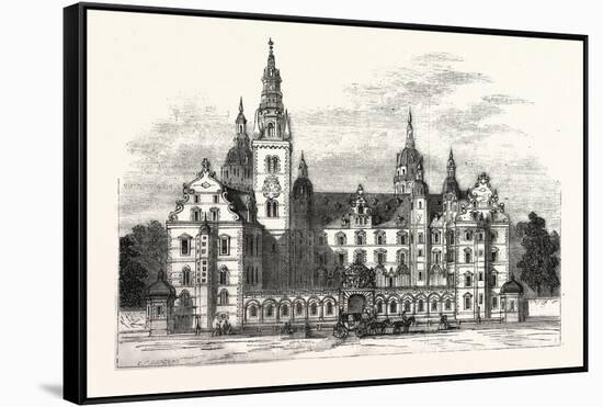 Fredericksbourg Palace, Denmark-null-Framed Stretched Canvas